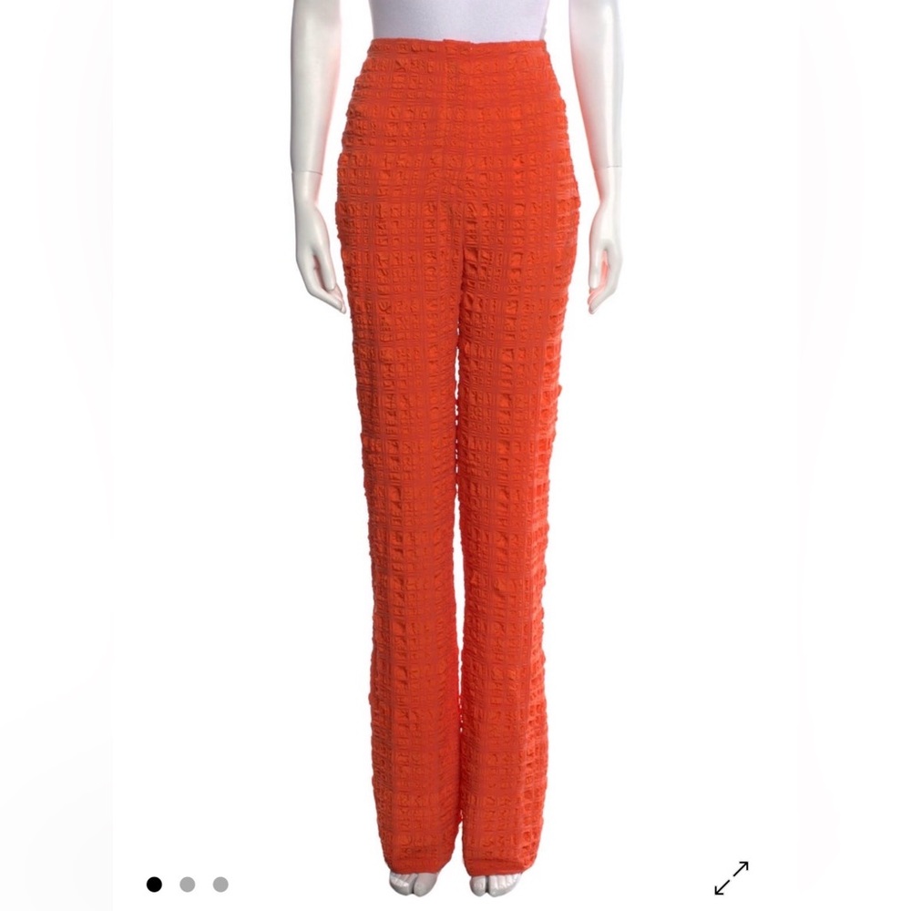 Nanushka Vibrant Orange Straight Leg Pants